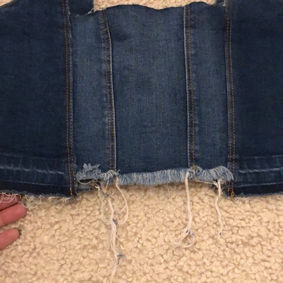 Zara jean crop top - Picture 3 of 4